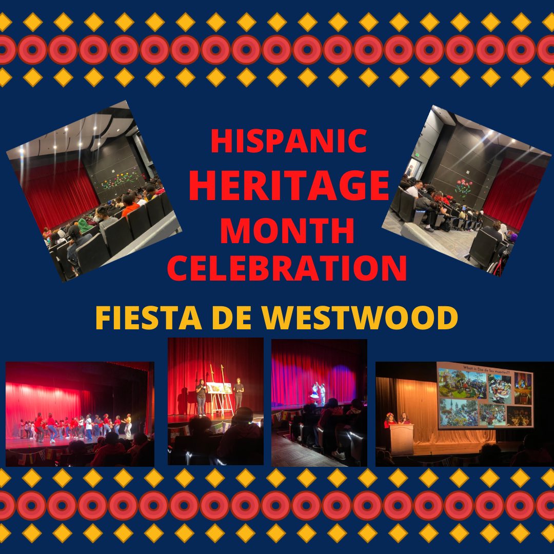 I thoroughly enjoyed Fiesta de Westwood! It was an excellent learning experience, and the performances were awesome! @WHS_Redhawks @RedhawkJackson1 @MrsTNicholson  #HispanicHeritage #unity #togetherness #InItToWinIt #LockedIn #PurposeDrivenFutureReady