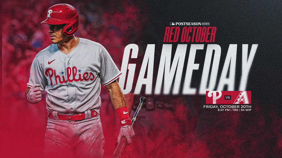 Phillies's tweet photo. Game four. https://t.co/JwN9lN4m36
