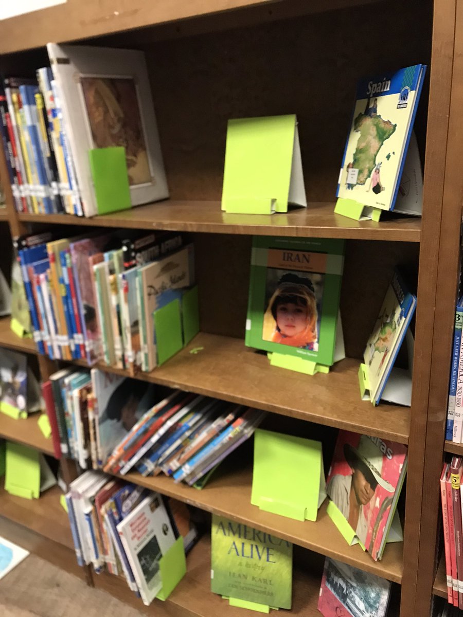 I’ve been trying to increase my nonfiction checkout👀 Looks like the forward facing book displays are working ….. Look at those empty displays!!!! I think this counts as qualitative data? #KyLChat