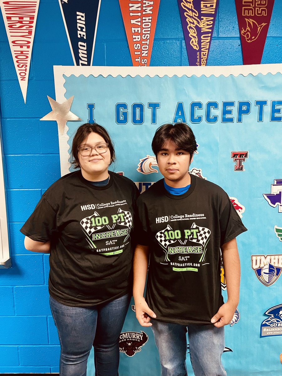 Ulysses43702026's tweet photo. Students @ChavezHS_HISD surpassed previous SAT scores. Wohoo ๐ฅณ
@HISD2College @khanacademy #collegeready #collgebound https://t.co/zRaL4QSfNx
