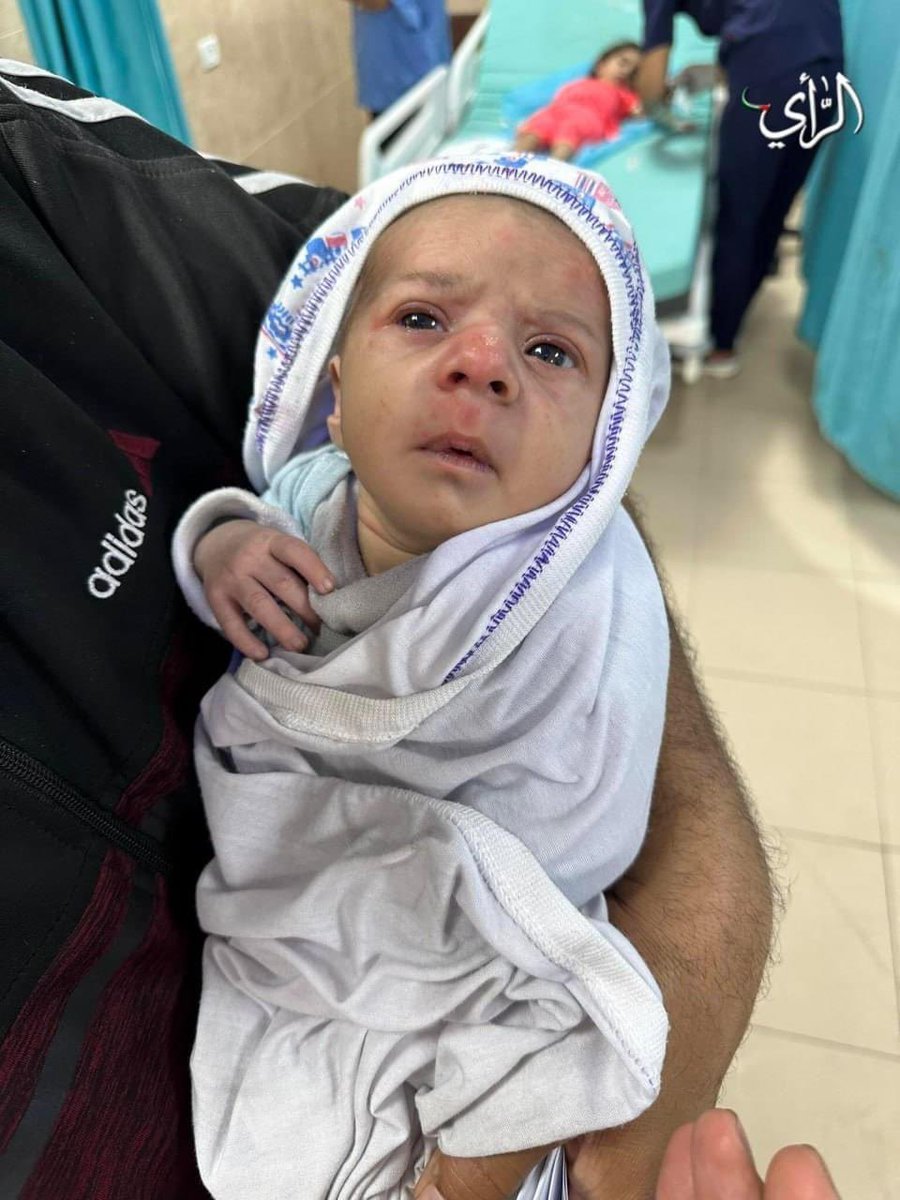 belalabudaqqa's tweet photo. هالطفلة عثر عليها في أرض زراعية بصحة جيدة بعد أن طارت عشرات الأمتار من شدة قصف الاحتلا.ل على مخيم النصيرات.
تصوير: عطية درويش
#غزة_تحت_الركام https://t.co/NCaNcAykEP