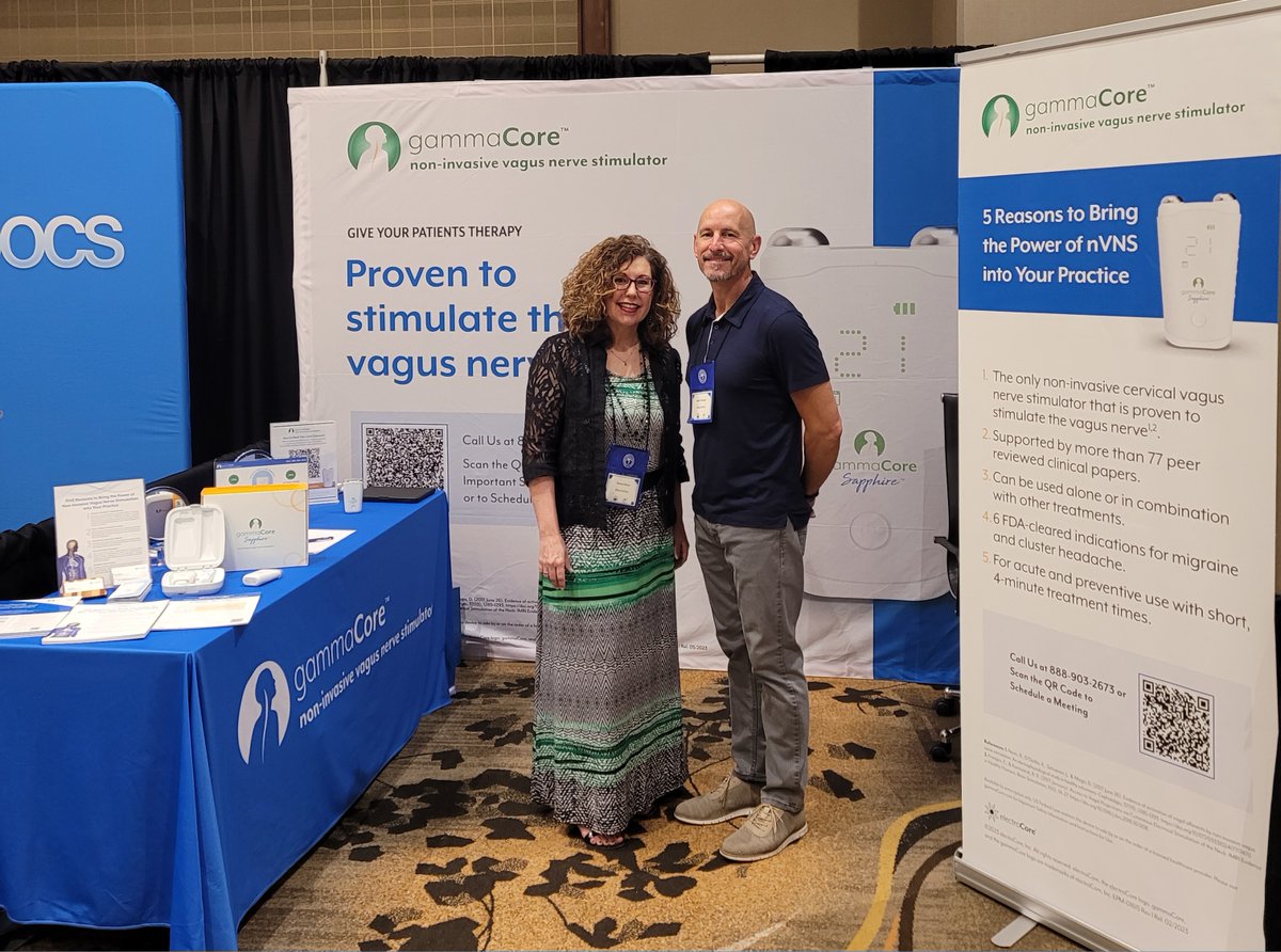 ElectroCoreVNS's tweet photo. We're having a great time at the Colorado Chiropractic Association show! If you're in attendance, stop by booth #25 to learn how gammaCore nVNS can help your patients.
#electroCore #CCA2023 #Event #MedicalDevice #nVNS https://t.co/NbxUeULWkk