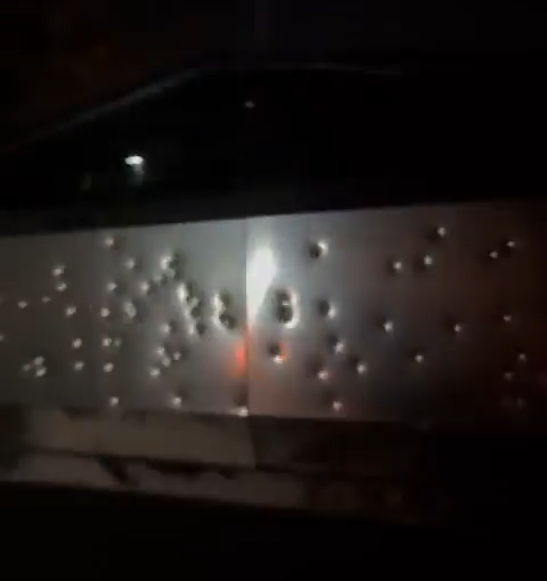 Dagnum_PI's tweet photo. 👀
Elon just confirmed CyberTruck is bulletproof 🤯

If this was a real Tommy Gun it's a .45ACP https://t.co/0jZuIk7zCg
