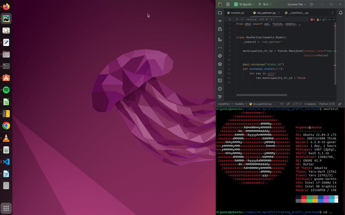 Lo clásico no pasa de moda, y el confiable ubuntu 2204, tiene todo lo que necesito, confió el las LTS y esta es una de las mejores que a mi parecer han lanzado #Ubuntu #ViernesDeEscritorio #EscritorioGNULinux #GNULinux