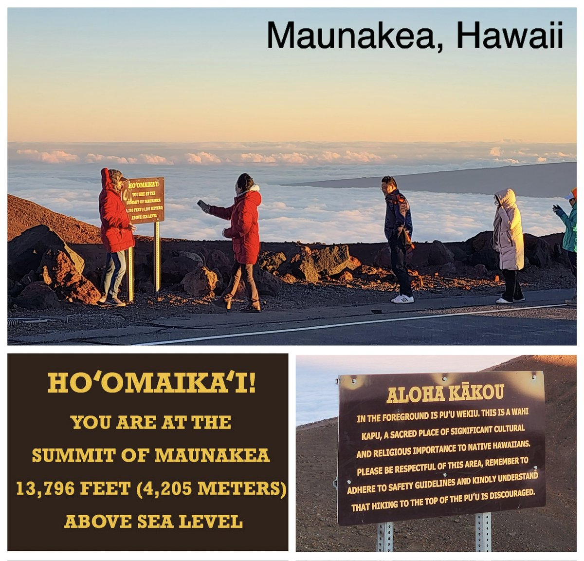 KathrynBertine's tweet image. Stoked about the new signs on #Maunakea &amp;amp; why they matter. Short story: there's a stretch of sacred land at the top. Locals asked hikers to stop there.  Too many hikers didn't. I did my part in helping create change. Long story here (&amp;amp; eventually in #nextbook):