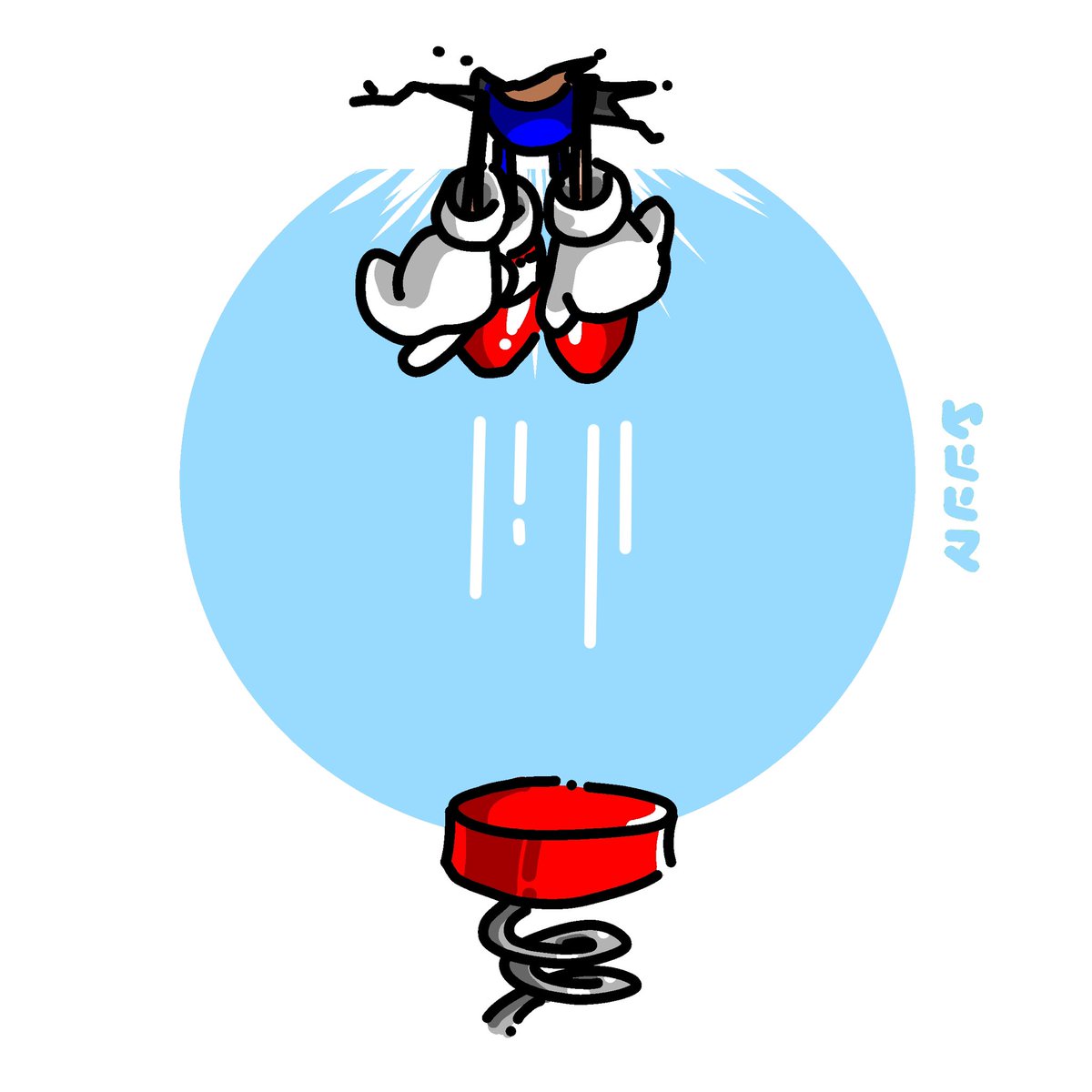 beepmonkey's tweet photo. Day 9: Bounce

Still going, believe it or not! This was a quickie…

#inktober #inktober2023 #sonicthehedgehog #spring #bounce #redspring #ouch #clipstudiopaint https://t.co/k2dhrD0qKB