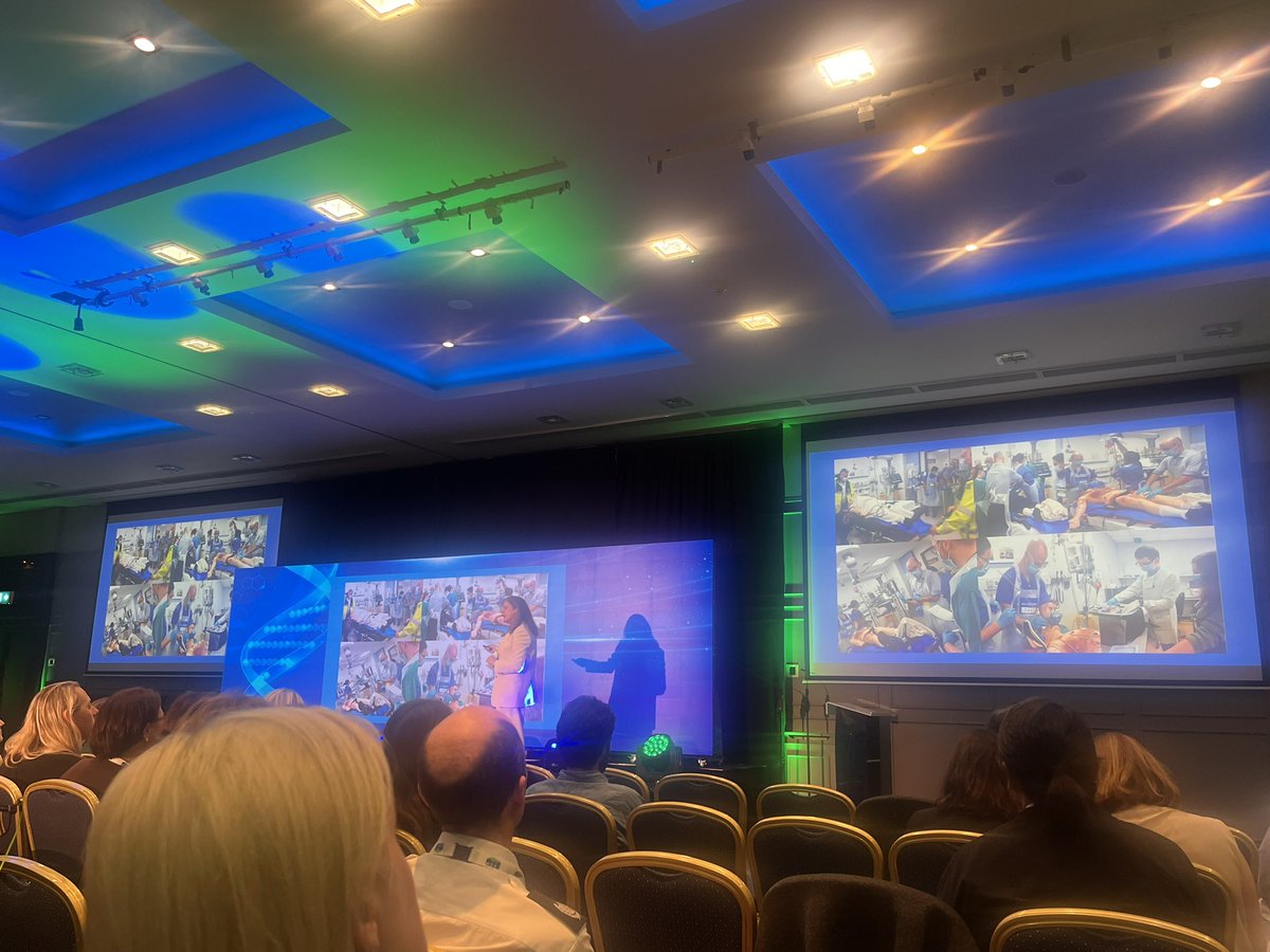 aprilbreatnach's tweet photo. Definitely the highlight of the conference! @vickymeighan emphasising the importance of a #sharedmentalmodel and multidisciplinary participation in simulation #improvedpatientoutcomes #IAEM2023 https://t.co/HWwOQ7ZPwh