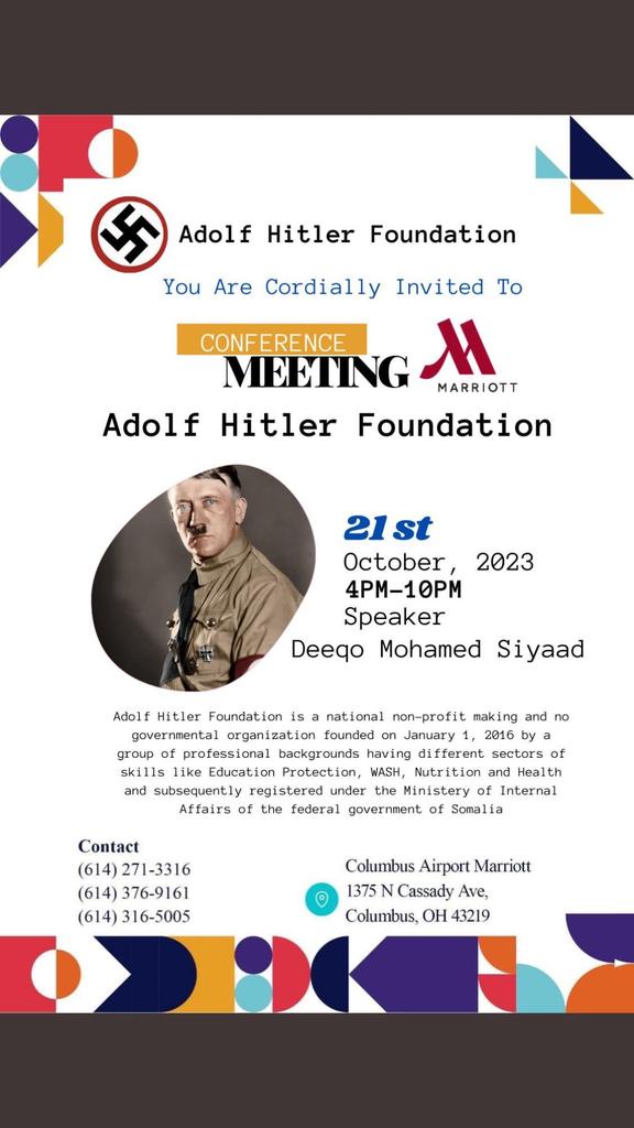 M_A_H_OmarHashi's tweet image. THE END IS NIGH!

#Earthlings #Humanity 

Genocidaires foundations, the world is fucked!

#Somaliland 

#Nazism #Fascism #Hellbound