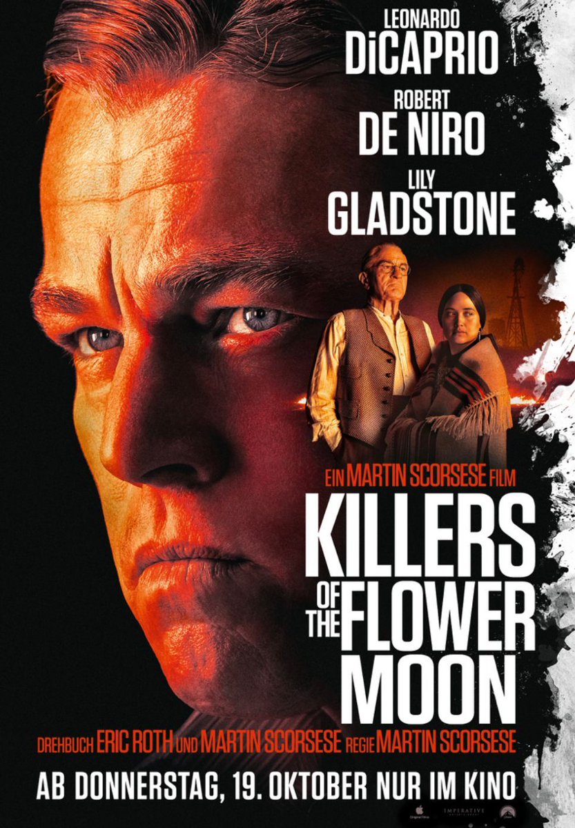 „Killers of the Moon Flower“

a gripping tale of historical crimes set in 1920s Oklahoma.

Starring Leonardo DiCaprio and directed by Martin Scorsese, the film unravels the chilling events surrounding the Osage Indian tribe.

 #HistoricalCrime
 #KillersOfTheMoonFlower