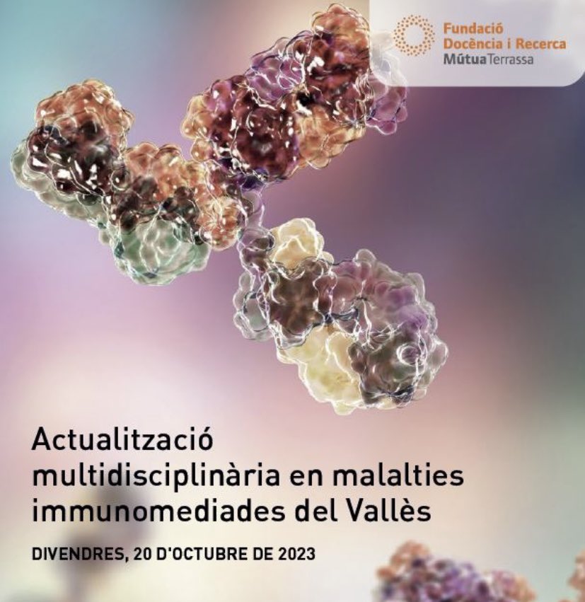 ReumatologiaMT's tweet photo. Els Reumatòlegs som integrants de pes específic en les unitats multidisciplinars de les malalties immunomediades. Avui, a les Jornades d’actualització celebrades a @Mutua_Terrassa l’excel.lència de les xerrades ho ha deixat ben clar. Enhorabona a tots!! https://t.co/dIQwmcnmK6