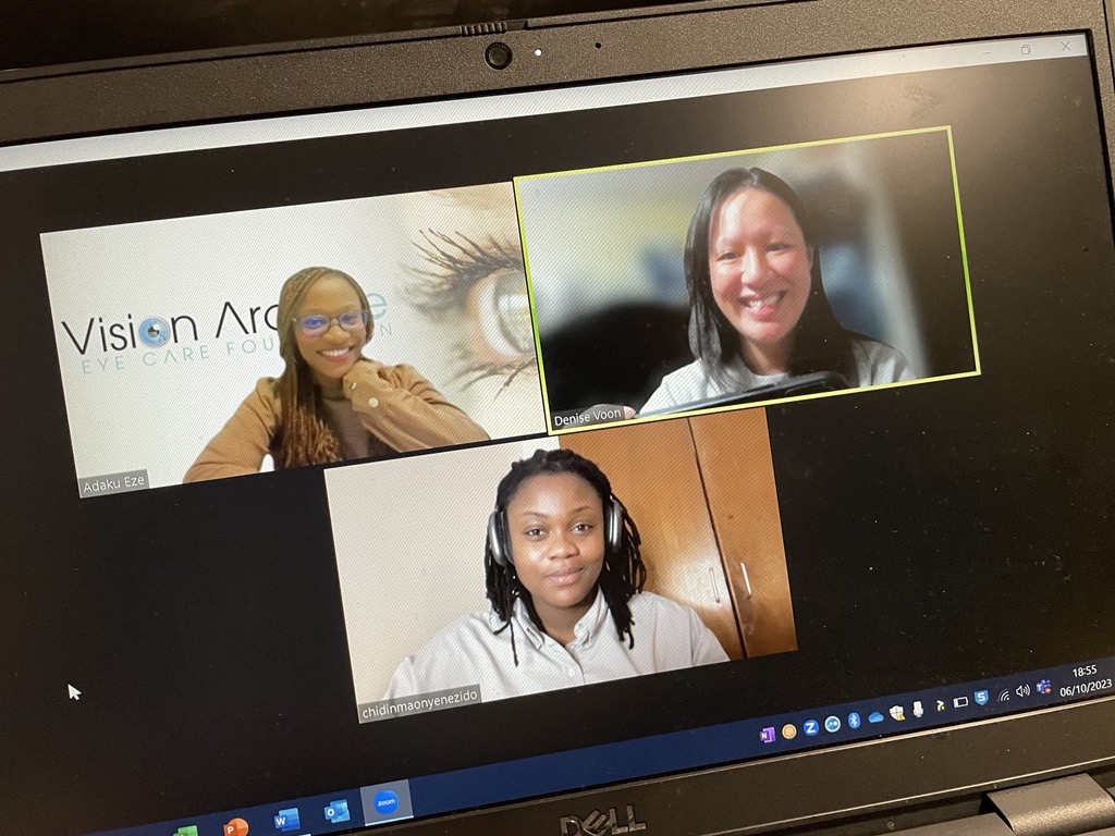 CollegeOptomUK's tweet photo. Tune in to our inspiring #BlackHistoryMonth conversation on our podcast #EyePod 🎧

Our Clinical Adviser @denise_voon MCOptom, talks with optometrists Chidinma Onyenezido MCOptom and Adaku Eze MCOptom, diving into this year's theme 'Saluting Our Sisters ➡️ https://t.co/r2LbhYHYc2 https://t.co/02afVWCnAY