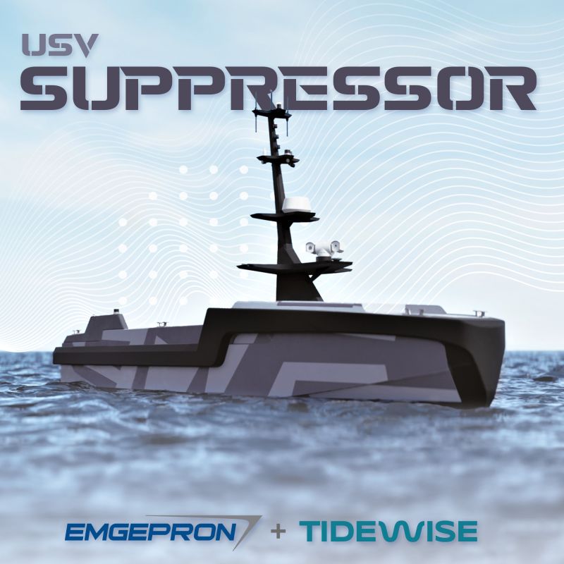DefenseLrca's tweet photo. Avança o primeiro drone brasileiro desenvolvido para a Guerra de Minas, Guerra Antissubmarino e Patrulha Naval
#Emgepron #Tidewise #Suppressor #drone #aquatico #antiminas #antisubmarino #PatrulhaNaval #dual
https://t.co/jwgCRyW037 https://t.co/bFne2U5PBW