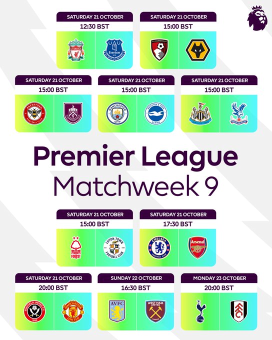SportinCircuit's tweet photo. π¨π’ Premier League is Back
Match Week 9
Tags : #sportingcircuit #PremierLeague #ManchesterUnited #Arsenal #Premier League Back
Trends: Chelsea vs Arsenal Coutinho Simba Pep Guardiola Erik Ten Hag Ramos Andrew Kibe Randy Orton Sancho Ipswich 3-1 United Pogba Kericho Green Stadium https://t.co/9lIWBQFWBu