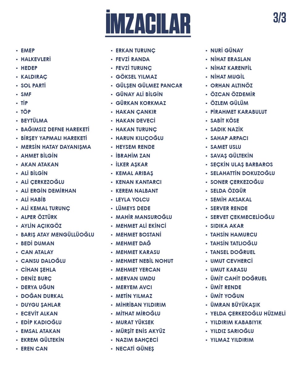 DEFNE BİZİZ, BİZ DEFNE'YİZ!
Halkın çıkarını değil kendi çıkarını önceleyen düzen belediyeciliğine karşı yeni bir yerel yönetim anlayışını hep birlikte tartışmak üzere yola çıkıyoruz.
Kasım ayında düzenleyeceğimiz Yerel Yönetim Çalıştayı'na herkesi çağırıyoruz.
#defnebiziz