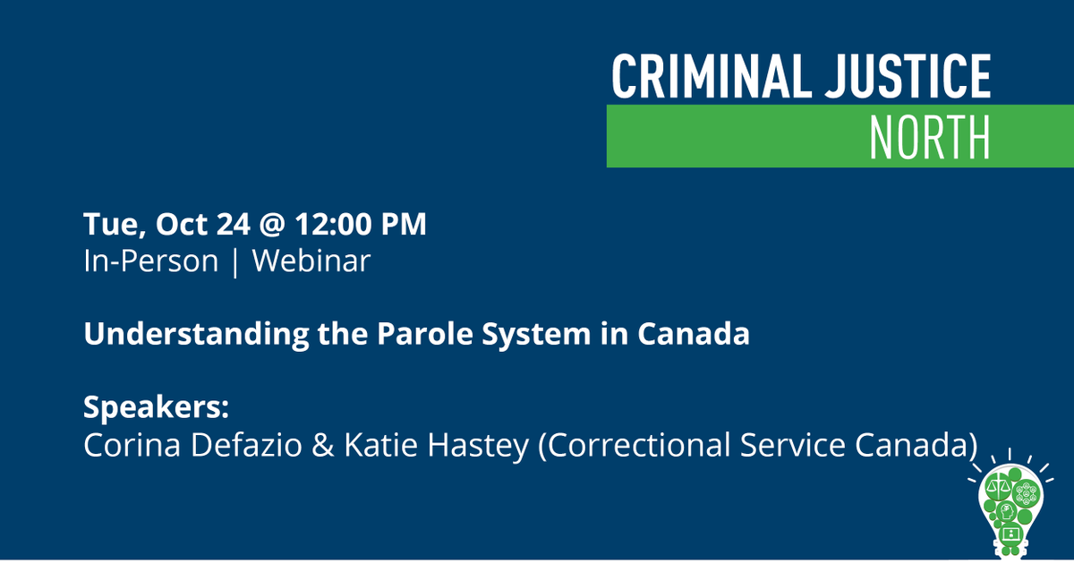 CBAAlberta's tweet photo. On Tuesday, Corina Defazio and Katie Hastey of @CSC_SCC_en join the Criminal Justice Section to explain how Canada's parole system works, and answer questions about parole officers working with high-risk, long-term, and dangerous offenders. https://t.co/sHhrkwA3oE https://t.co/d8upZ39WE6