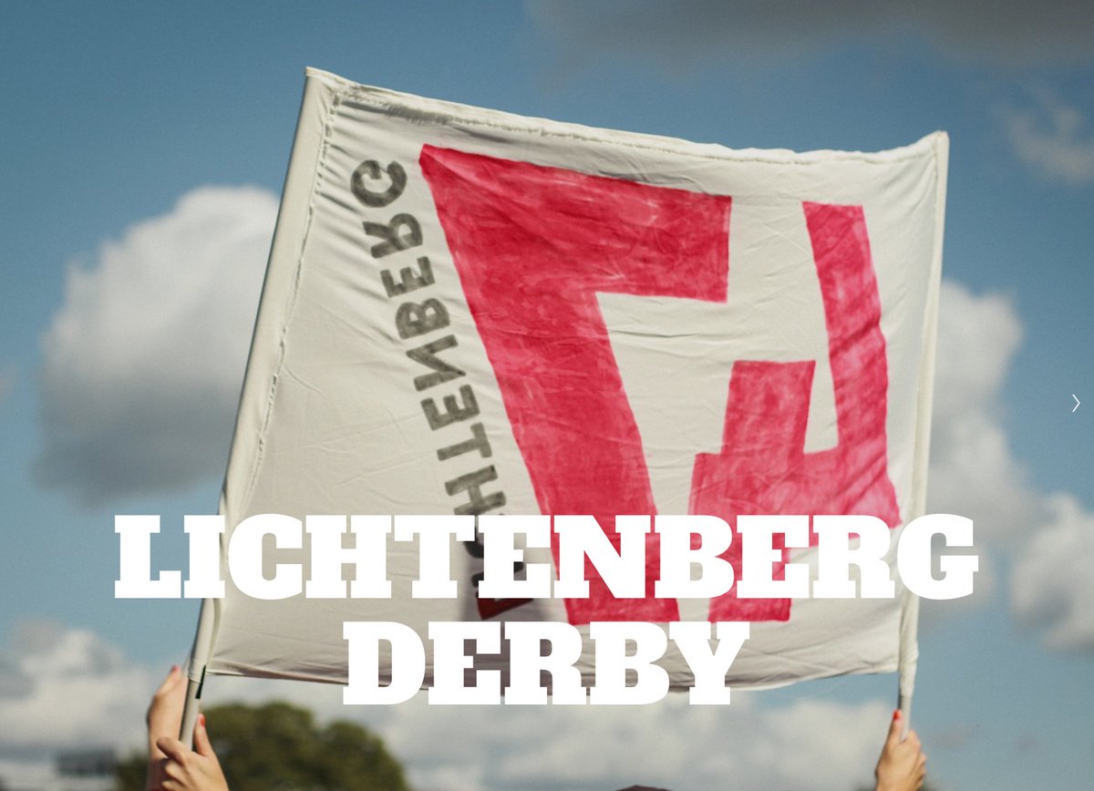 New: Lichtenberg derby. Words & Images: @DinamoBabel Some derbies are called eternal. Others seem destined never to take place. East Berlin's SV Sparta Lichtenberg & SV Lichtenberg 47 finally met again after a history of sparse encounters. terraceedition.com/home-haute/lic…