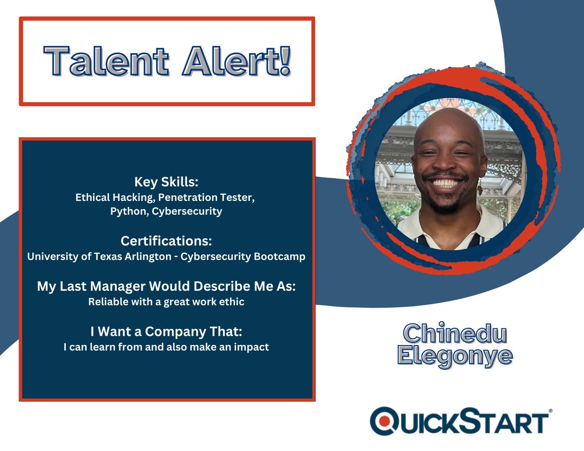 QuickStartIntel's tweet image. 🚨 Tech #TalentAlert 🚨 We're so proud of our bootcamp learners! Click through to view these 4 #TechTalents!

Noah Cardenas: ow.ly/Pahl50PZ5rX
Albalicia Espino: ow.ly/BI9A50PZ5rT
Chinedu Elegonye: ow.ly/3v6X50PZ5rW
Rodrigo Funchal: ow.ly/R7PF50PZ5rU