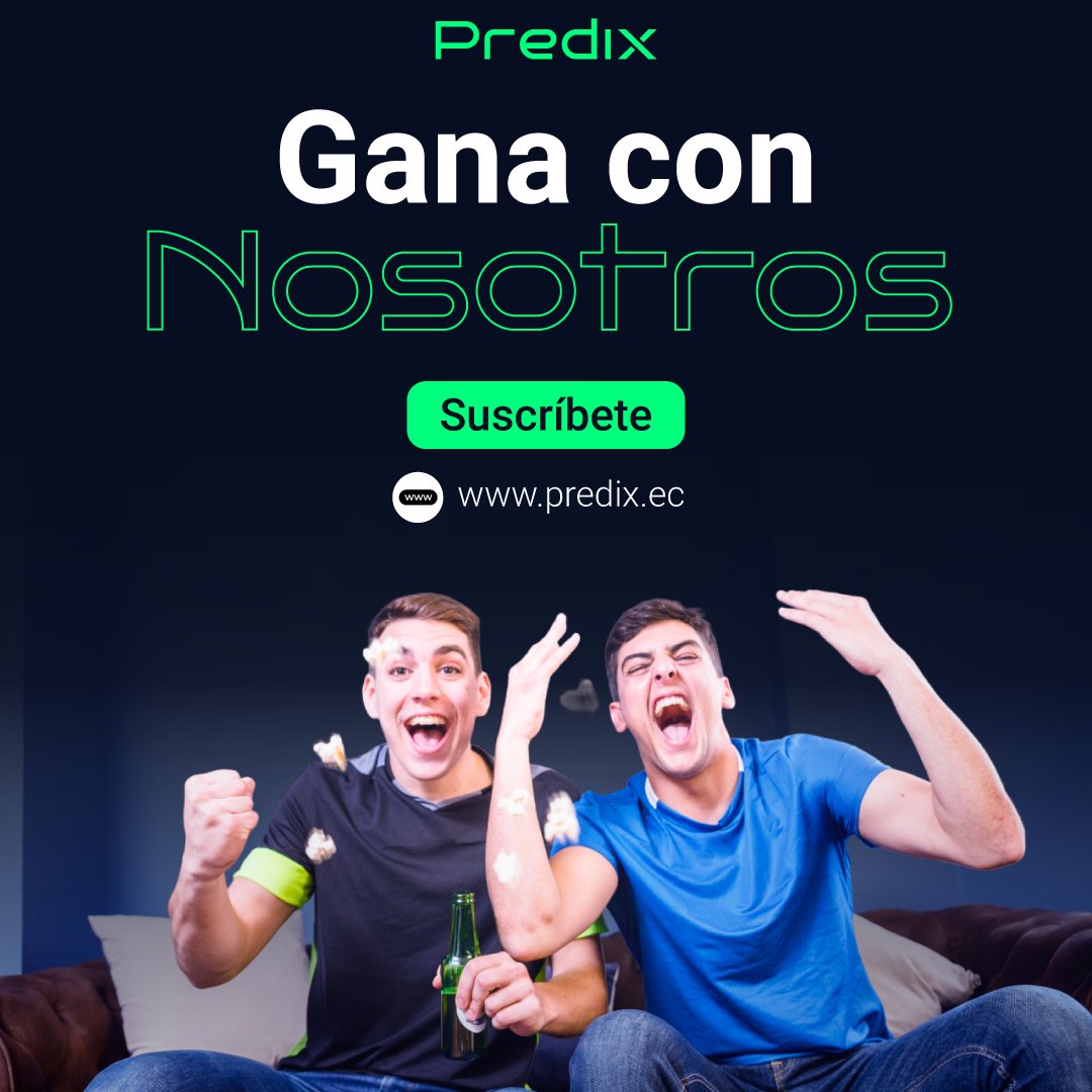 PredixEc's tweet photo. Tu puedes GANAR desde el primer día 😁👌🏽 Suscríbete a través de https://t.co/FpfxdstwgG y empieza a recibir información todos los días ⚽️🏀🏈🎾⚾️🥊 https://t.co/G8E3AfGMIG
