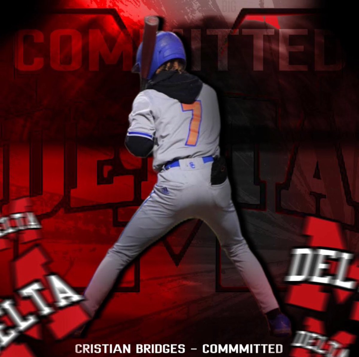 I am blessed to announce my commitment to MDCC to continue my academic and athletic career. I also want to thank Coach Milligan and Coach Stanley for giving me an opportunity to play baseball at the next level. Lastly i’d like to thank my Family, Friends and Coaches everything !