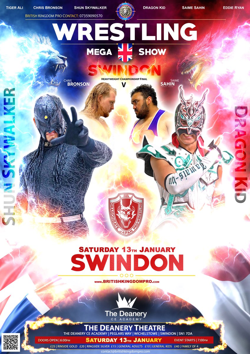 BritKingPro's tweet photo. Official Poster for Saturday 13th January in Swindon

Tickets on sale Now: https://t.co/GtL2aNCD26 https://t.co/JJoUtbuBI2