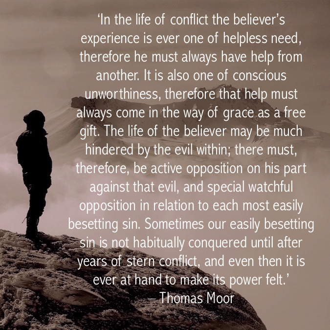 fccscot's tweet photo. ‘In the life of conflict the believer’s experience... #ThomasMoor #Sanctification #ChristianLife https://t.co/IA6mI89jk4