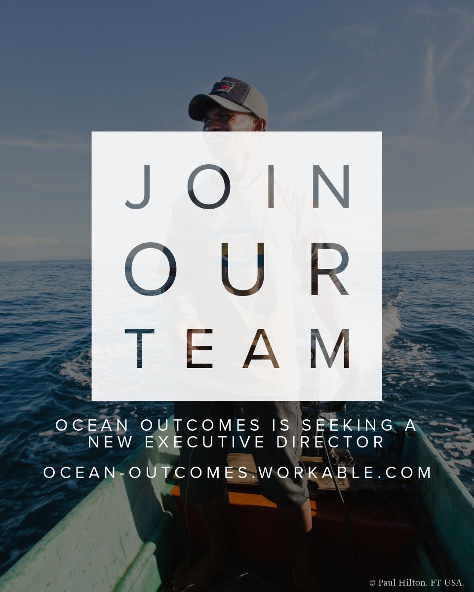 OceanOutcomes's tweet image. 🌊Our co-founder and leader, @O2_CEO, is stepping down from his role at Ocean Outcomes.

O2 is now seeking our next Executive Director to lead our team working at the forefront of fisheries and seafood sustainability!

How to #JoinOurTeam 👉: bit.ly/40bn96s