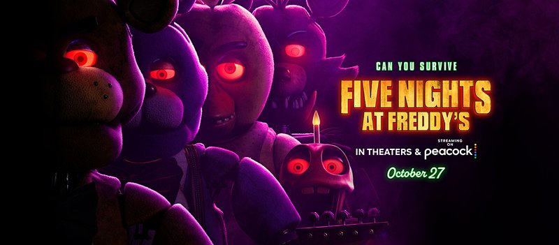 Estreias da semana: 'Five Nights at Freddy's' é destaque do Halloween