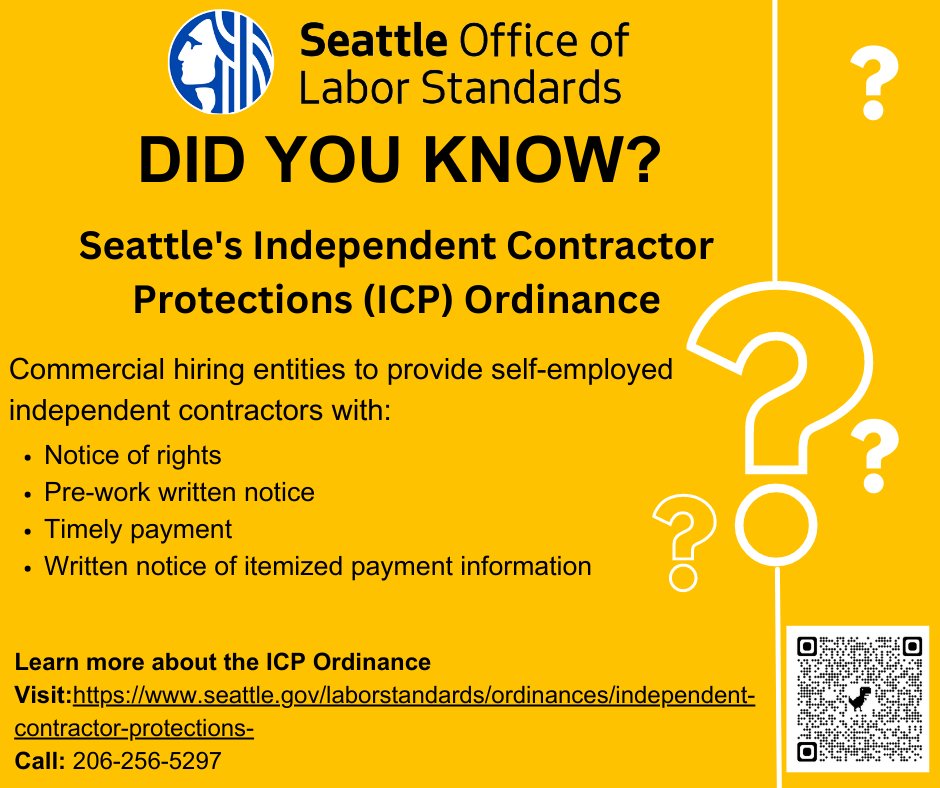 Seattle Office of Labor Standards tweet media
