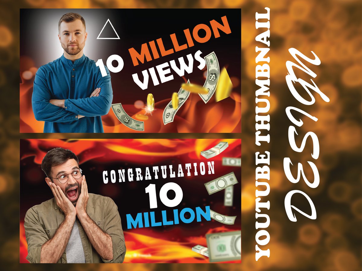 Youtube Thumbnail Design" shorturl.at/orAMT
portfolio link: shorturl.at/cqtv3
#upwork: shorturl.at/bjqDE
#fiverr :bit.ly/3M6KGQM
#YouTube #thumbanil #YouTuber  #vlogger #VIDEOS