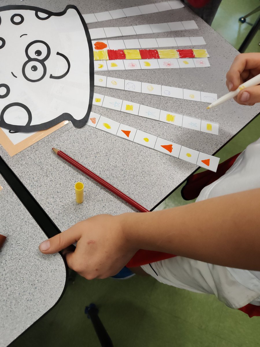 Miss_KWears's tweet photo. Math is finding and creating patterns! World Math Day #heathcotepride https://t.co/jMVpgsHzS8