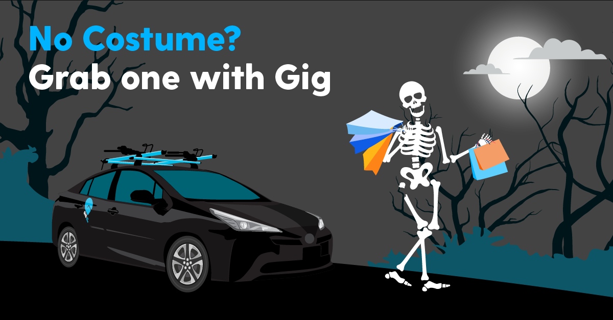 Time is running out on that big decision you need to make...what are you going to be for Halloween 🎃?! You thinking something spooky 👻? Maybe a superhero 🦸 instead? Or how about one of those inflatable dinosaurs 🦖? Grab that perfect costume with the help of a Gig.
