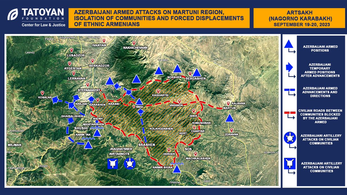 atatoyan's tweet photo. Our exclusive facts on #Azerbaijani armed attacks on #Artsakh (by villages &amp; cities), the directions of armed advancements &amp; the Az. mechanism of targeting communities, deliberately isolating from each other, and causing sufferings to people. @GaroGhazarian1 @kerkonian https://t.co/4radU16xEM