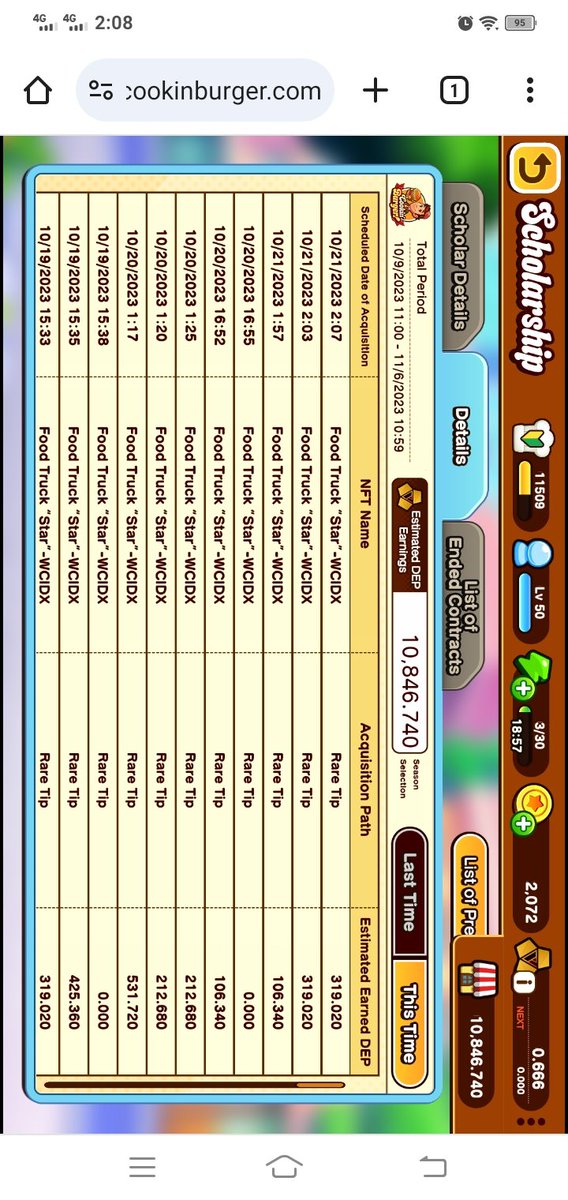 bagyopogi's tweet photo. Daily report for yesterday.
10/20
@fuel_hash
#cookingburger
#fuel_guild https://t.co/lK5ZtD5eZT