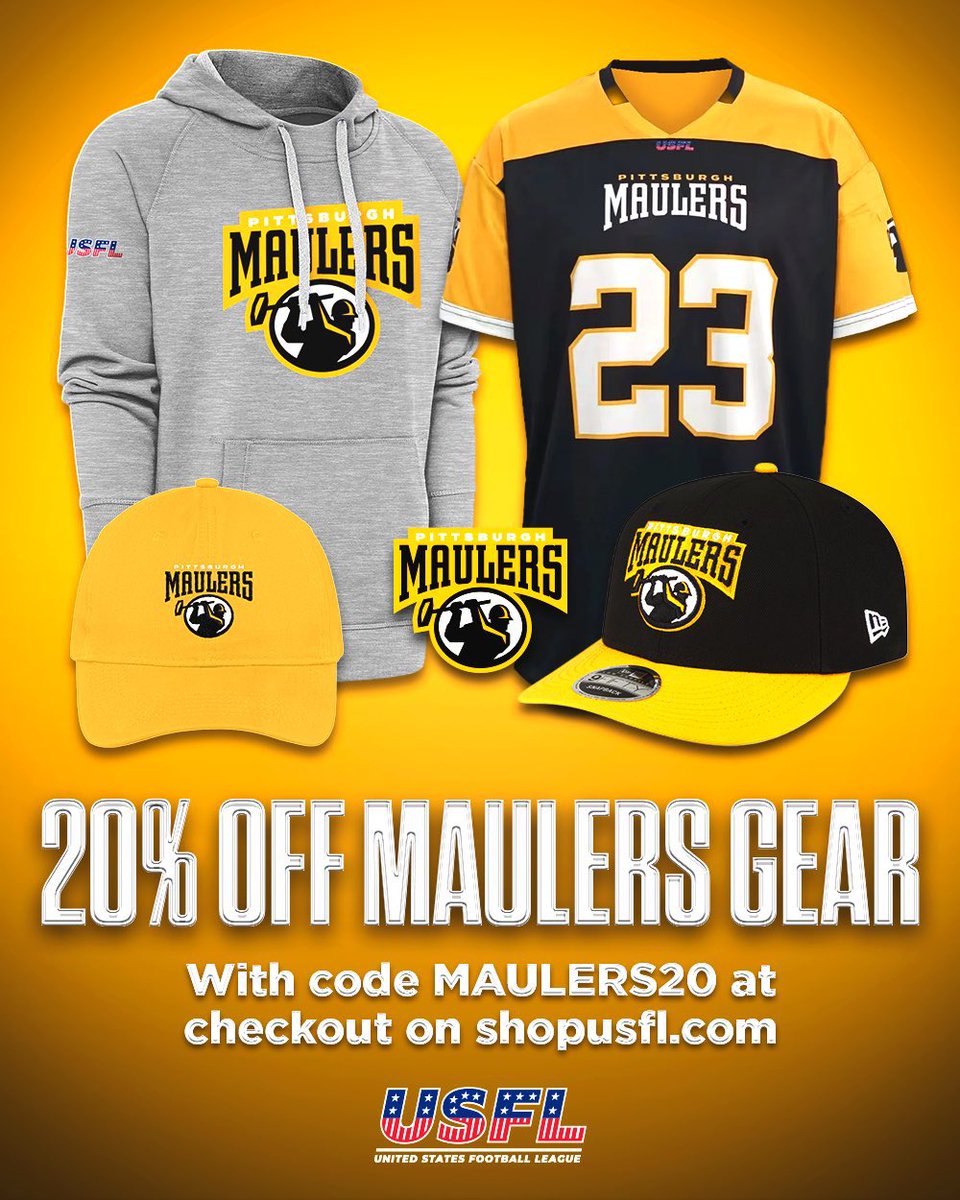 Don’t miss the final days to get some discounted Maulers merch 🛠️🔥 Use the code MAULERS20 at checkout for 20% ➡️ bit.ly/46ON5Xu