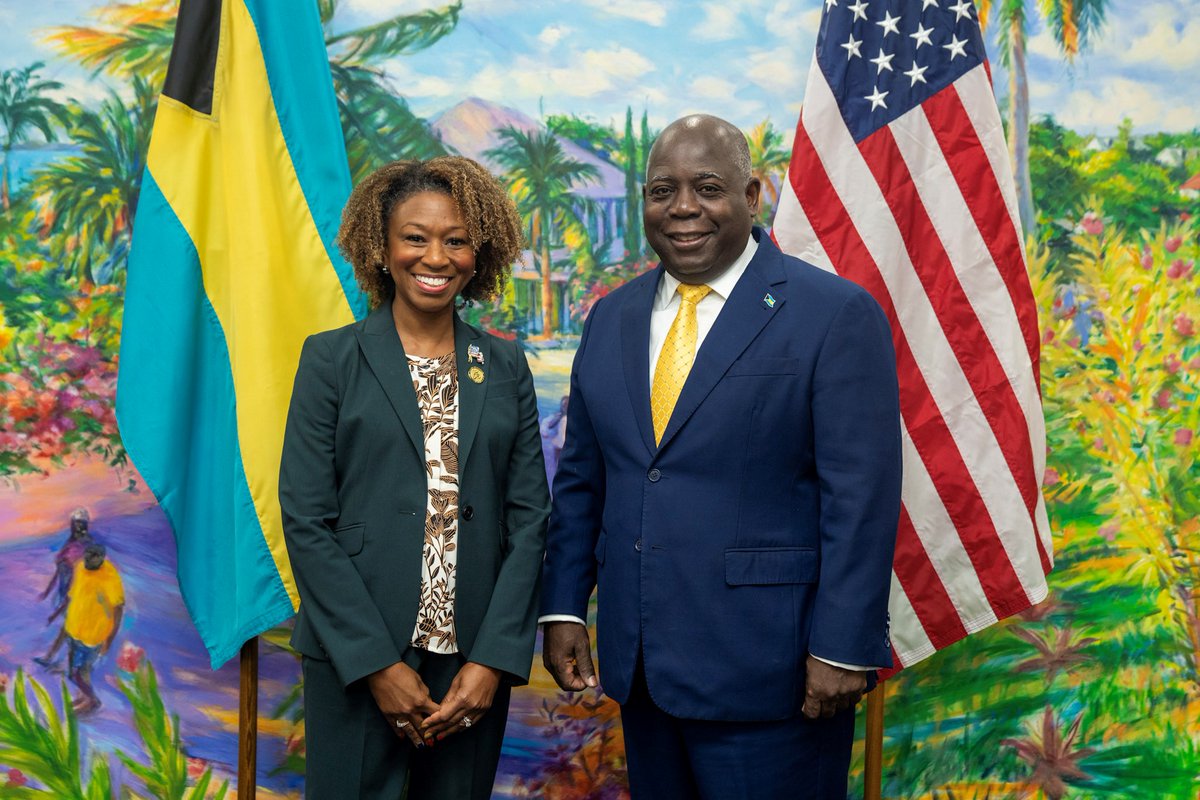 Kemba Walden (@kembawalden46) on Twitter photo Today, I met with the Prime Minister of The Bahamas. We discussed our shared affirmative vision for a secure and resilient cyberspace that reflects our democratic values.
Thank you <a href="/HonPhilipEDavis/">Philip Brave Davis</a> for the conversation and warm welcome back to the Bahamas. Today, I met with the Prime Minister of The Bahamas. We discussed our shared affirmative vision for a secure and resilient cyberspace that reflects our democratic values.
Thank you <a href="/HonPhilipEDavis/">Philip Brave Davis</a> for the conversation and warm welcome back to the Bahamas.