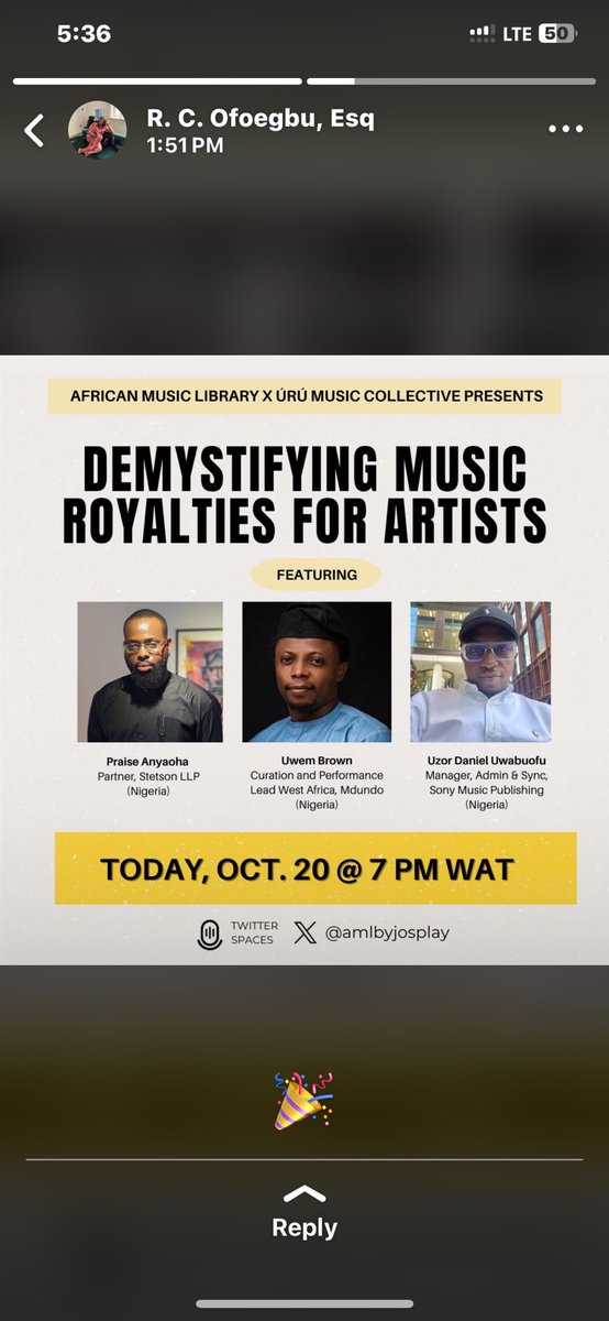 Haidarconnect's tweet photo. We are live 

 #AMLxUruTwitterSpaces https://t.co/FLWkqlf5eF