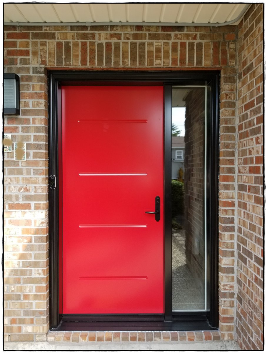 windows_plus's tweet image. Vog Slab painted Bright Red