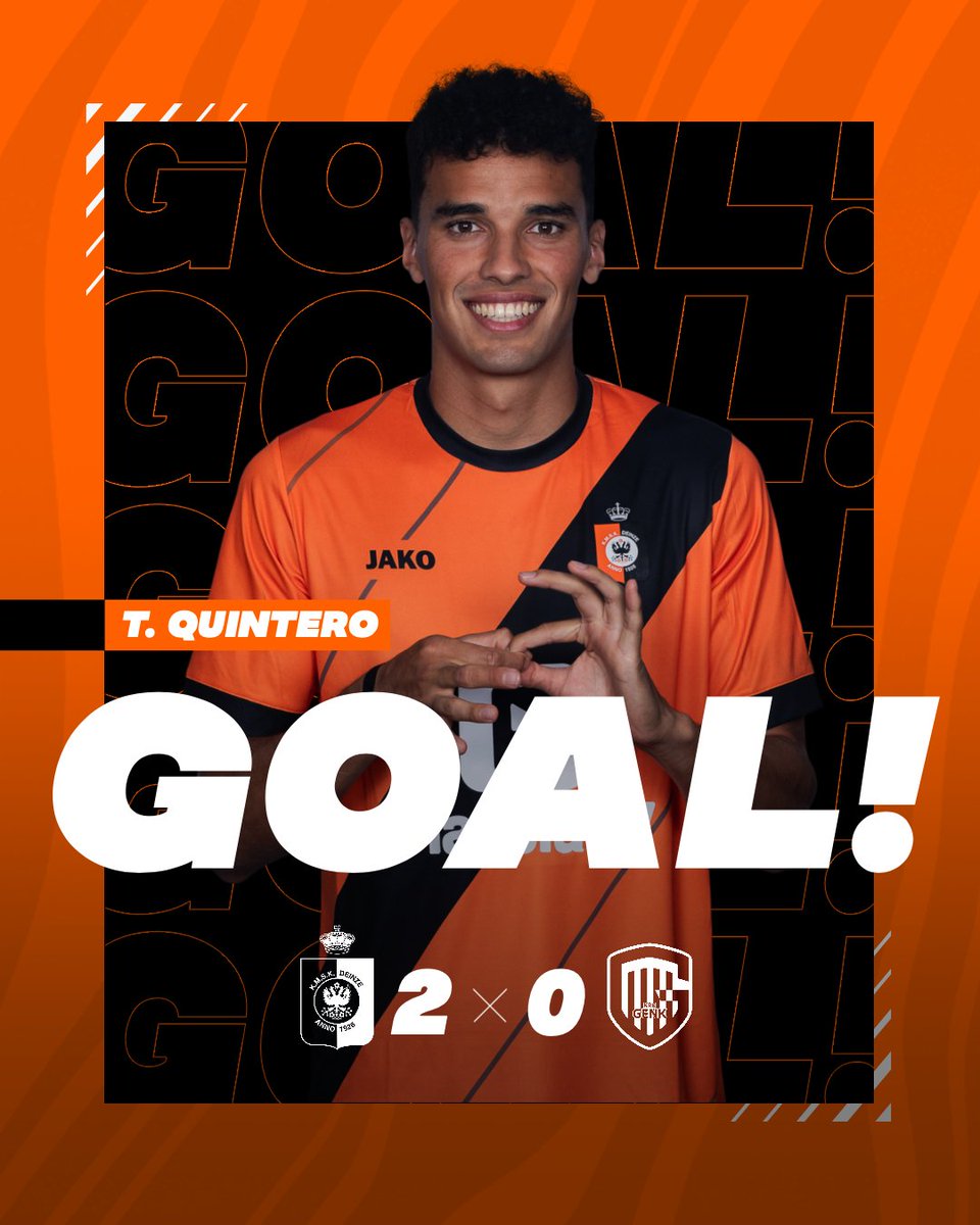KMSKDeinze's tweet photo. ⏱ 15’ | 2-0 || GOAAAAAL! Teo Quintero volgt goed op een kopbal van Schuermans! Na 15 minuten staat het 2-0. 🤩 #DEIGNK https://t.co/aFKpWASlfv