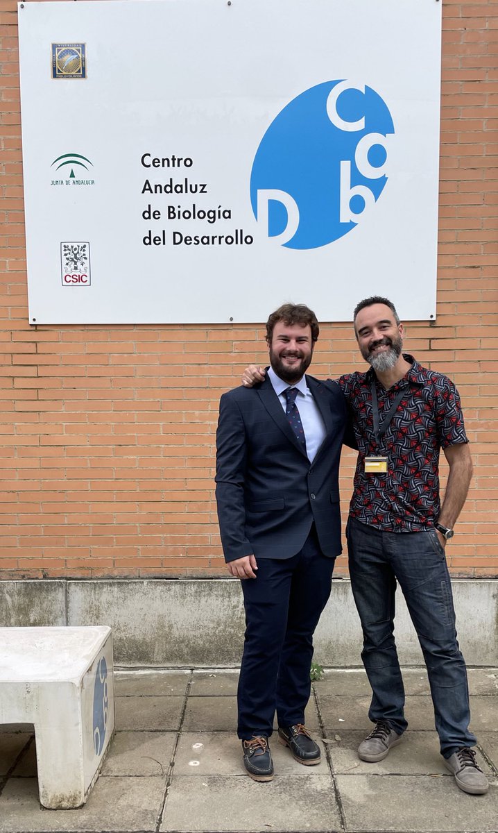 Congratulations to the new PhD @CABD_UPO_CSIC: Alejandro Gil! Dr. Gil did an amazing job presenting and discussing his PhD projects! Alejandro's thesis was done with @postgradoUPO supervised by @jjtenagu !