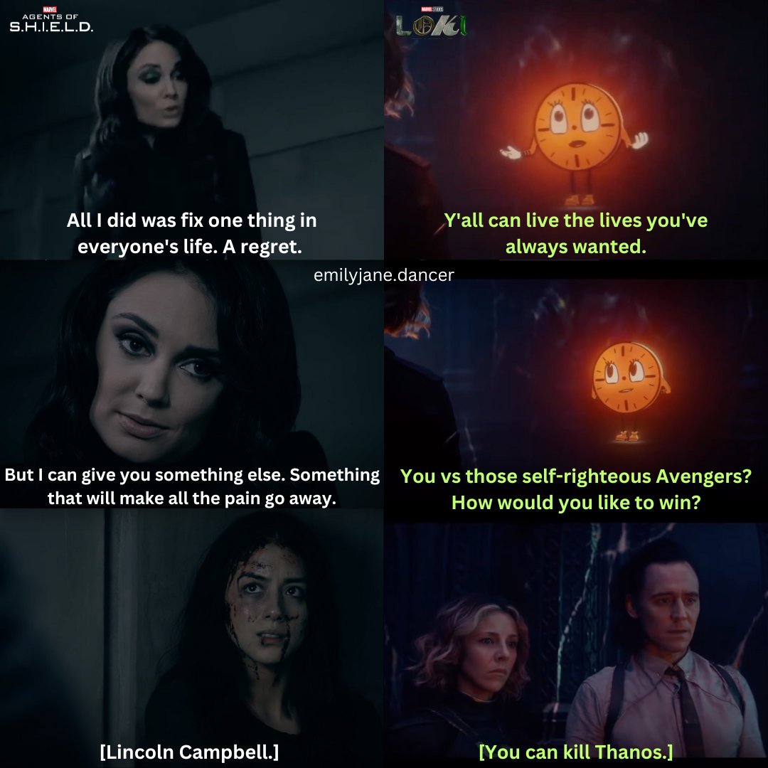 EmilyJaneDancer's tweet photo. @MissMinutesTVA giving so many Aida vibes OMGGGG #AgentsofSHIELD #Loki #LokiSeason2 #FitzSimmons #StaticQuake #Marvel #MarvelStudios #MissMinutes https://t.co/5ndiJ4sojY