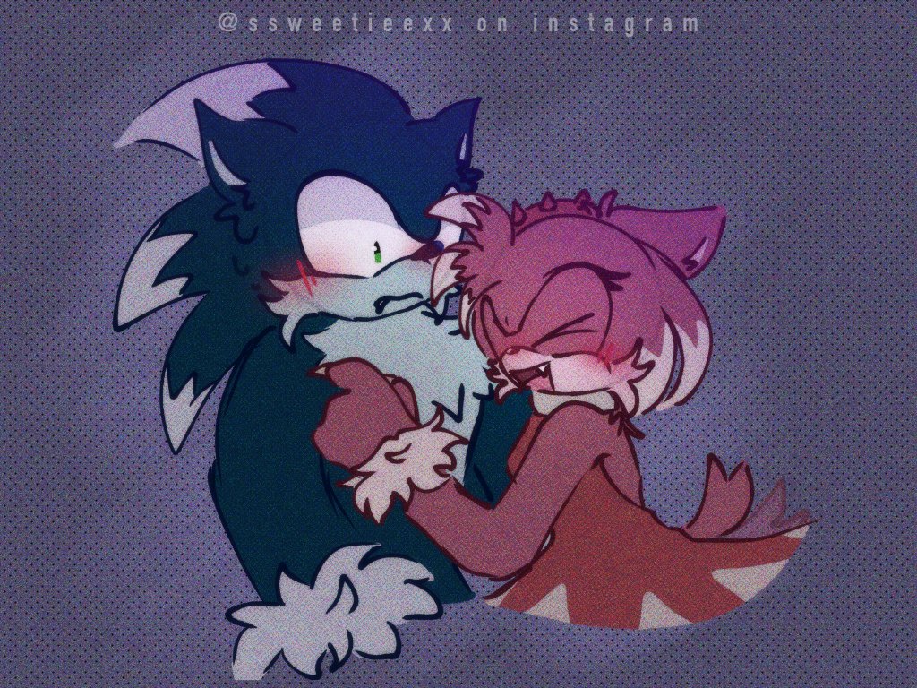 EMI. 🌸 on X: Them #sonamy #SonicTheHedgehog