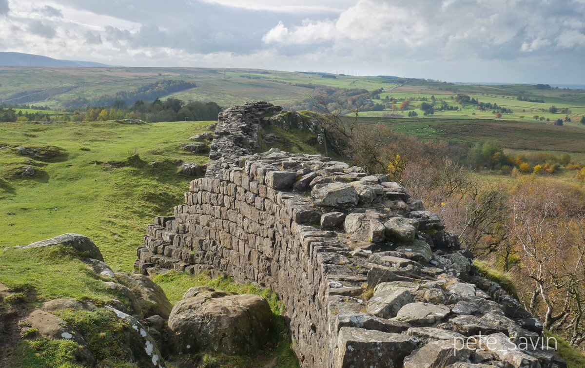 pete_savin's tweet photo. Have a great weekend folks thanks for your many interactions this week. It’s a blustery old few days in the UK so stay safe #HadriansWall #archaeology #Walltown https://t.co/YngB22qHJj