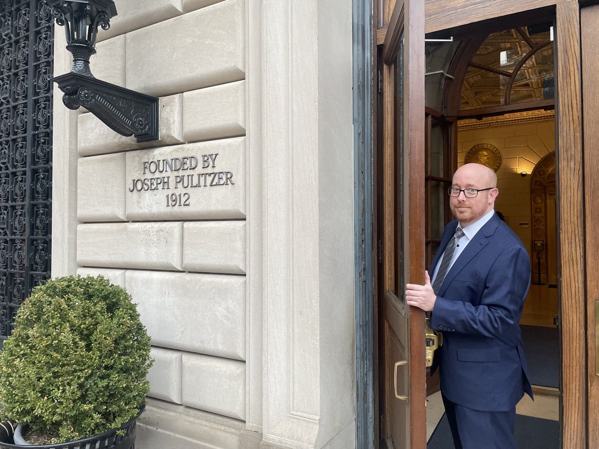 aldotcom's tweet photo. Some of our @aldotcom staff were in New York this week to accept @PulitzerPrizes!

@JohnArchibald, Ashley Remkus (@aremkus1), @RamseyArchibald and @ChallenStephens won the Pulitzer Prize in Local Reporting and Kyle Whitmire (@WarOnDumb) won the Pulitzer Prize in Commentary. https://t.co/5Wu6Zttgvw