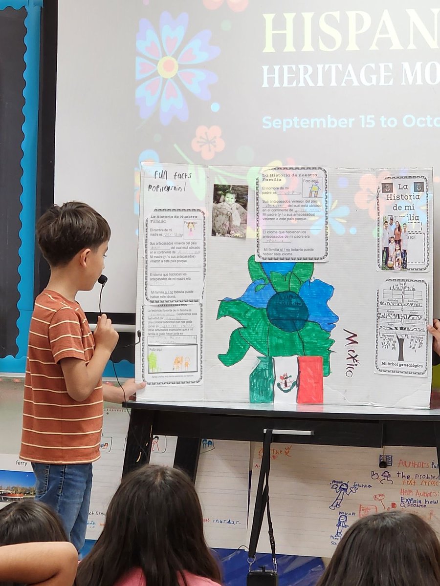 Hispanic Heritage presentations in 3rd grade! Great job, Mrs. Martinez’s class!! 👏👏👏

#BTEgoesIB #ManorUnited #ManorStrong #ManorISD