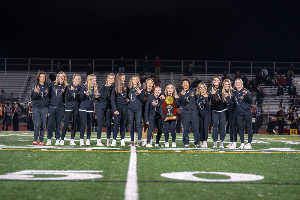 SVVSD's tweet photo. It was a fun evening at the Mead High School football game, where the Girl's Lacrosse team was honored and received their 2023 4A state championship trophy and rings. Congratulations on your incredible accomplishment! #StVrainStorm @MeadHS @MeadAthletics @goSVVSD https://t.co/gXxTskS2Bw