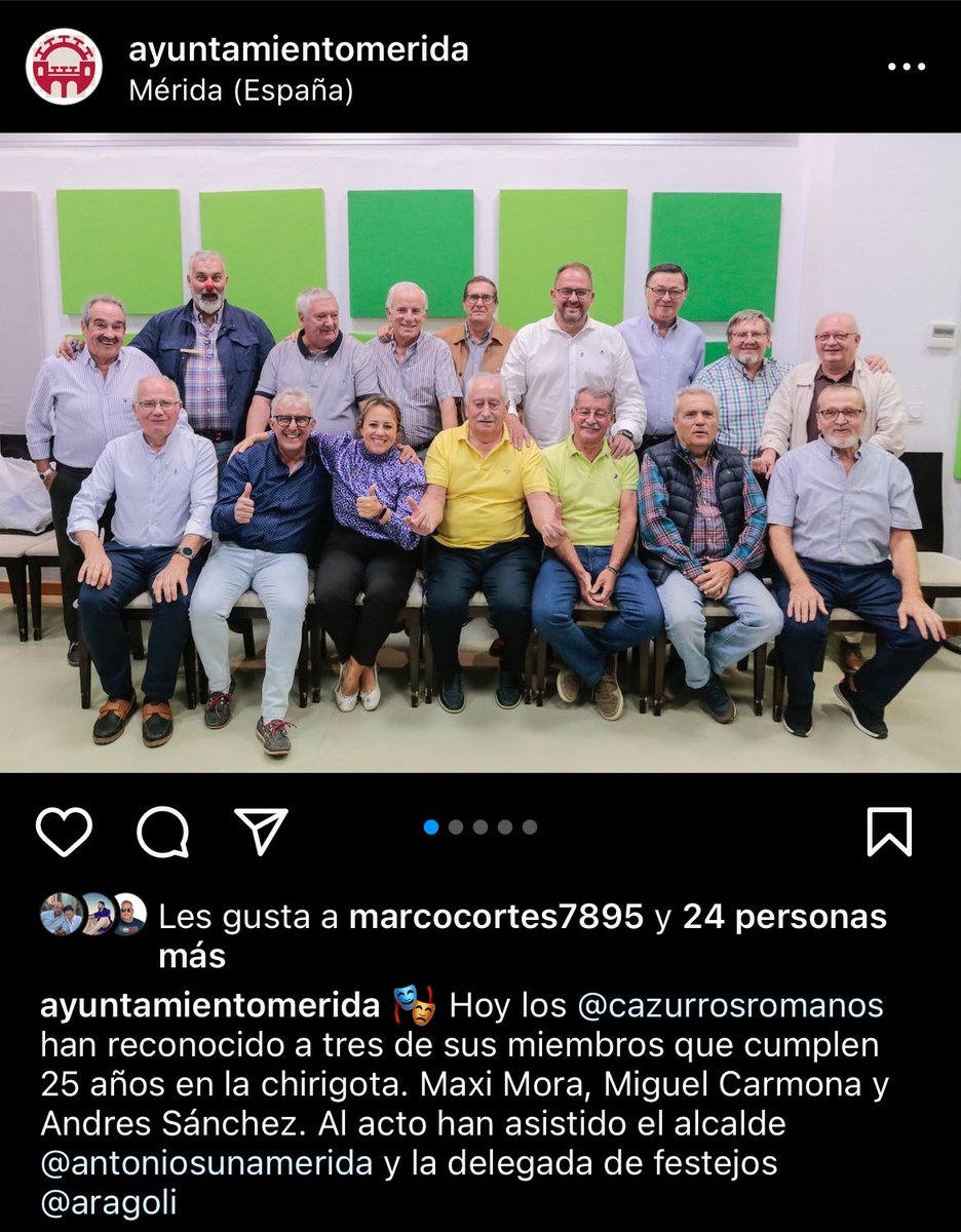 Felicitamos a los 3 miembros de los cazurros homenajeados y a la familia de los Cazurros por seguir siendo imprescindibles en nuestra ciudad