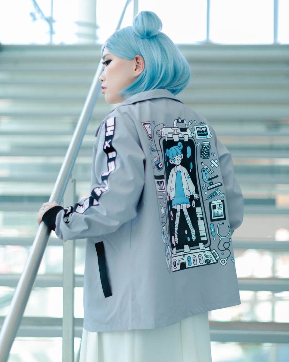 kinwamonster's tweet photo. I AM OK Jacket is back!!! 🩹 https://t.co/lP4YPYRXHe