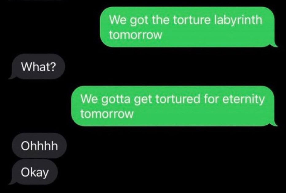 garfbot2000's tweet image. this reads like an adventure time dialogue