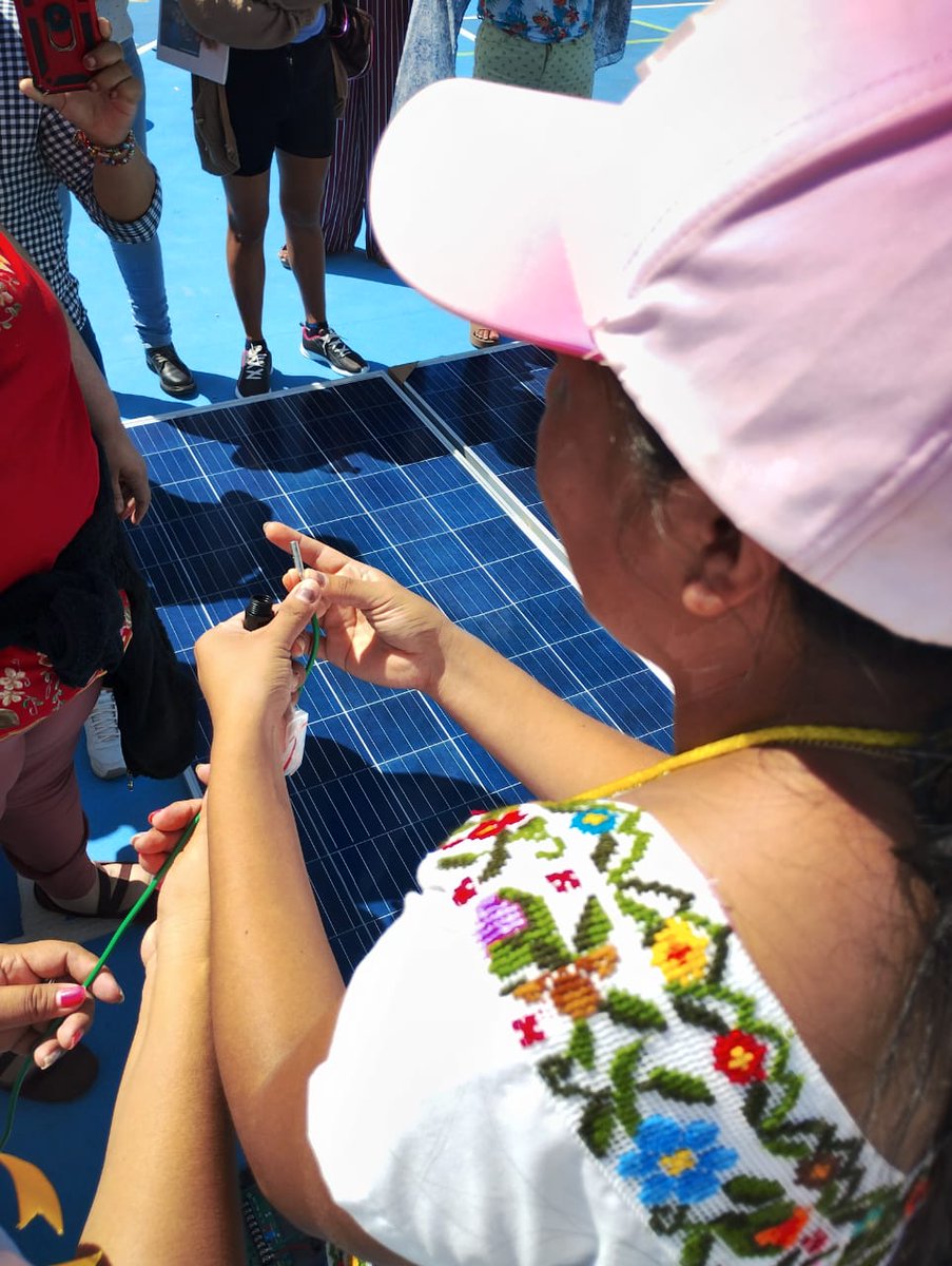 Está semana se llevó a cabo, el encuentro Tuumben K´iin, encuentro de mujeres Sur-Sur hacia la energía solar, en alianza con <a href="/GEFSGPBELIZE/">GEF SGP BELIZE</a>. + de 60 mujeres reunidas para dialogar, intercambiar y construir una nueva realidad en la cual participan en la transición energética.