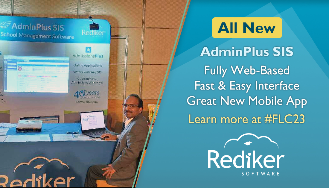 We're thrilled to be at #FLC23 this week in Bangkok! Come see us to meet Rich Rediker & learn about the all new AdminPlus SIS! Reliably serving International Schools for 44 years, our SIS is better than ever, with a fast & easy interface, great new mobile app, & more! @nesachat